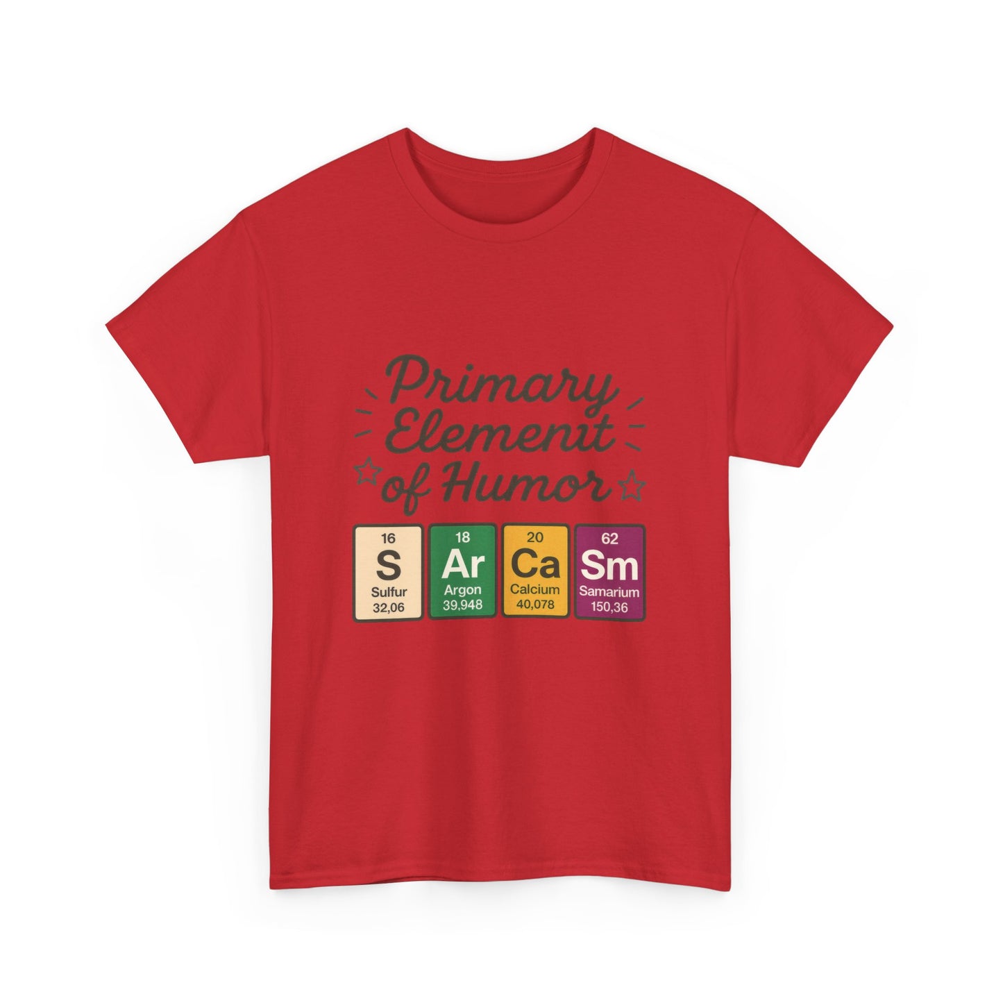 Funny Womens Sarcasm T-Shirt, Element of Humor Tee, Science Nerd Shirt, Chemistry Humor Tee, Gift for Science Lovers, Science Party Apparel