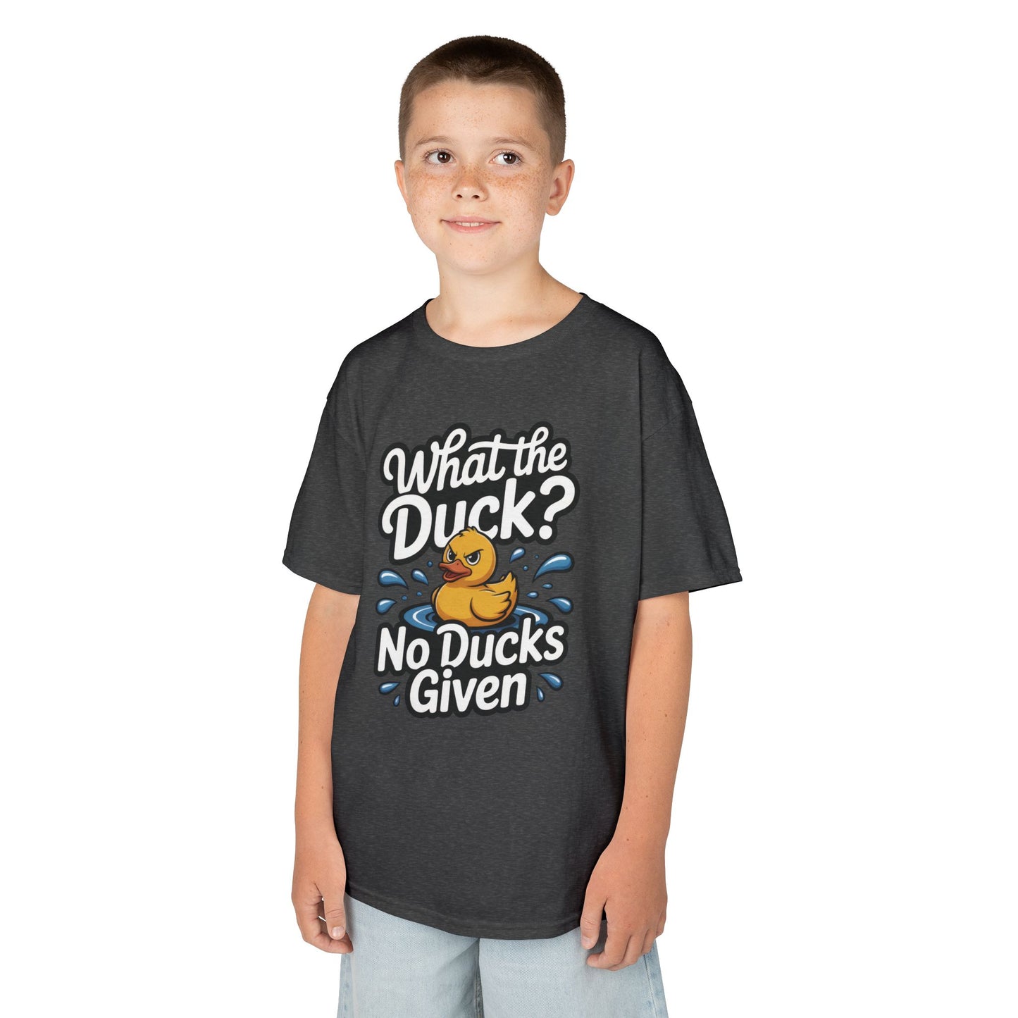 Funny Teen Duck Shirt, Kids Humor Tee, What The Duck Meme Tee, No Ducks Given Youth Tee, Sarcastic Rubber Duck Shirt, Cool Gift For Teens