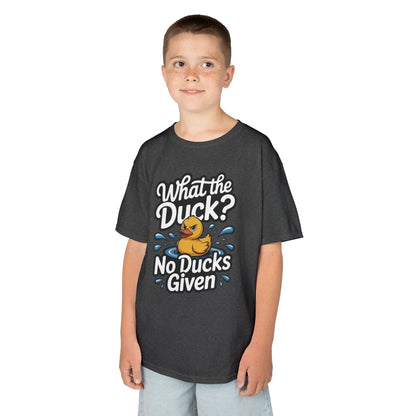 Funny Teen Duck Shirt, Kids Humor Tee, What The Duck Meme Tee, No Ducks Given Youth Tee, Sarcastic Rubber Duck Shirt, Cool Gift For Teens