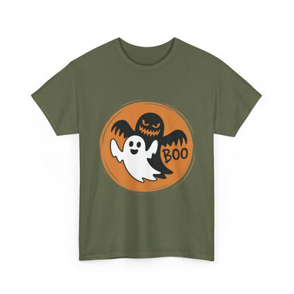 Halloween Ghost Men's T-Shirt, Cute Spooky BOO Tee, Men's Funny Scary Shirt for Men