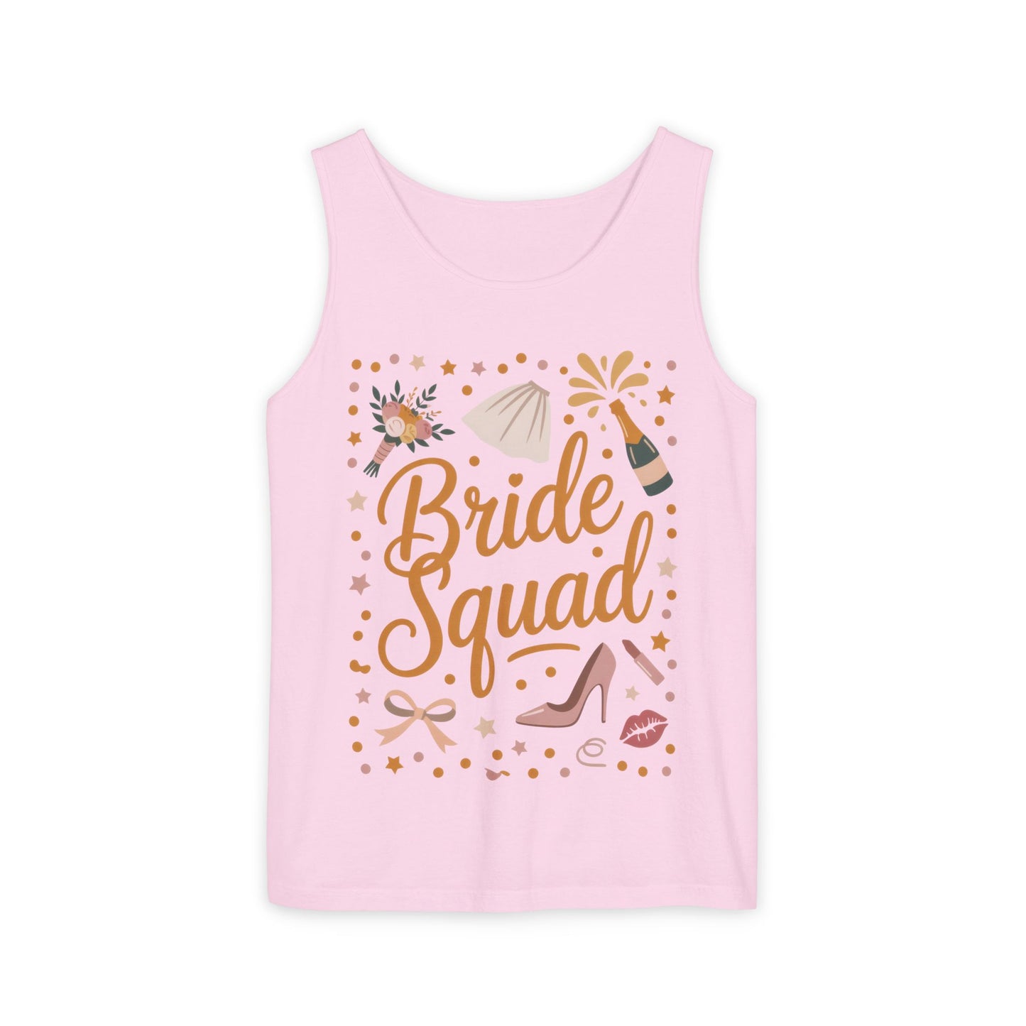 Bride Squad  Tank Top, Bachelorette Party T-Shirt, Bridesmaid Wedding Tee, Hen Party Matching Shirts, Bridal Shower, Gift for Bridesmaids