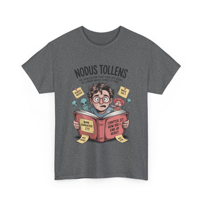 Nodus Tollens Men's T-Shirt, Men's Heavy Cotton Shirt, Latin Words, Moods & Modes, Self-Awareness, Quirky Humor Shirt