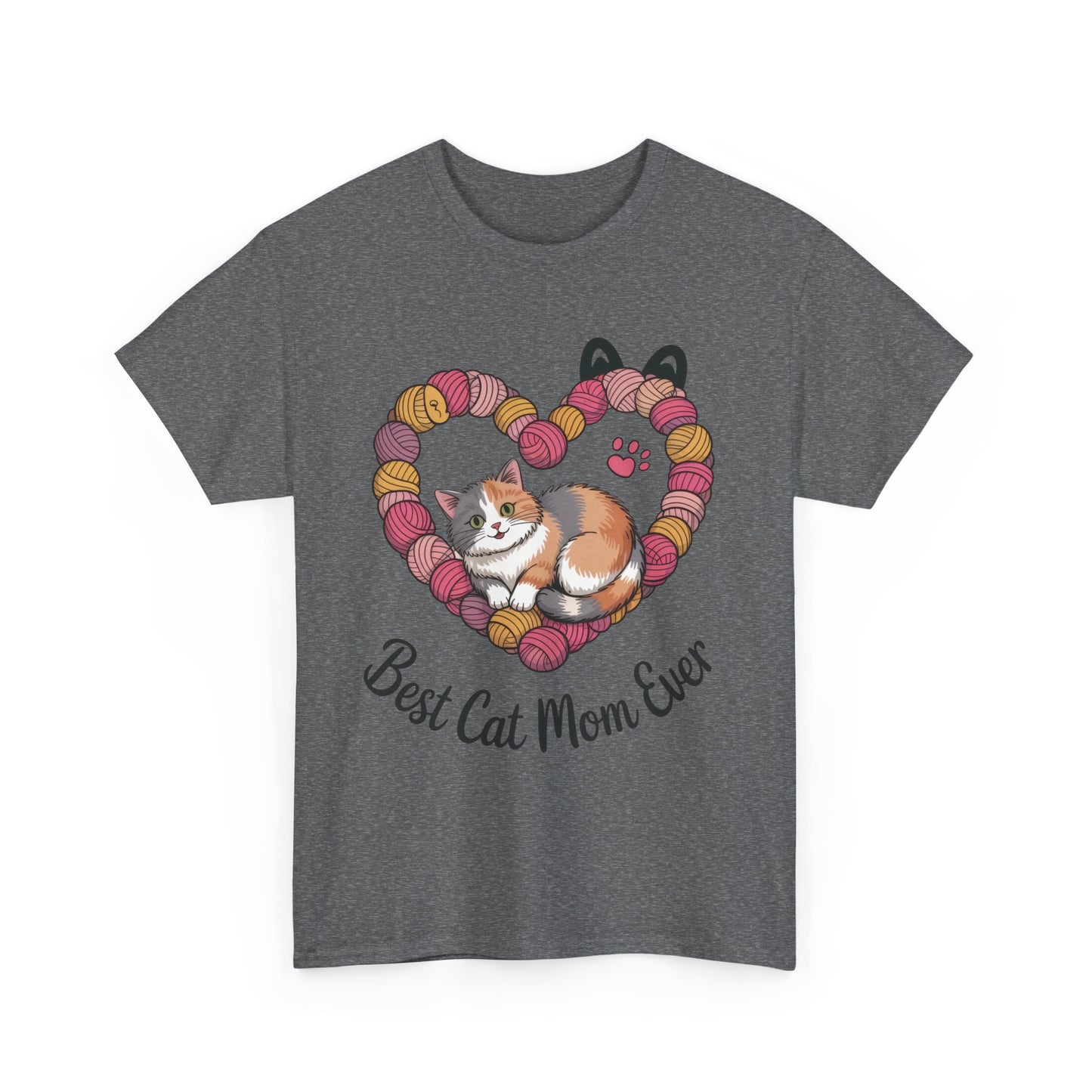 Best Cat Mom Ever T-Shirt, Cat Lover Gift, Pet Mom Shirt, Funny Animal Apparel, Cute Gift for Cat Moms, Gift for Cat Lovers, Kitty Mom Shirt