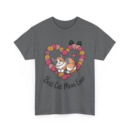 Best Cat Mom Ever T-Shirt, Cat Lover Gift, Pet Mom Shirt, Funny Animal Apparel, Cute Gift for Cat Moms, Gift for Cat Lovers, Kitty Mom Shirt
