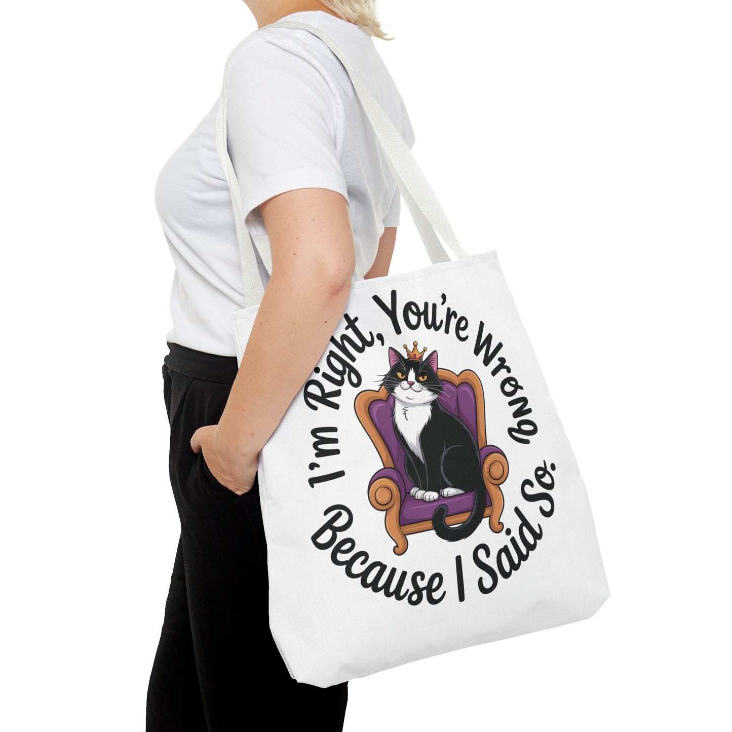 Funny Cat Tote Bag, Pet Lover Gift, Cat-Themed Shopper, Birthday Gift, Cute Animal Tote, Oversized Beach Bag