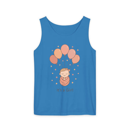 It's a Girl! Baby Shower Tank Top, Baby Girl Pregnancy Announcement Shirt, Gender Reveal Mom To Be Gift, Expecting Baby Shower Top