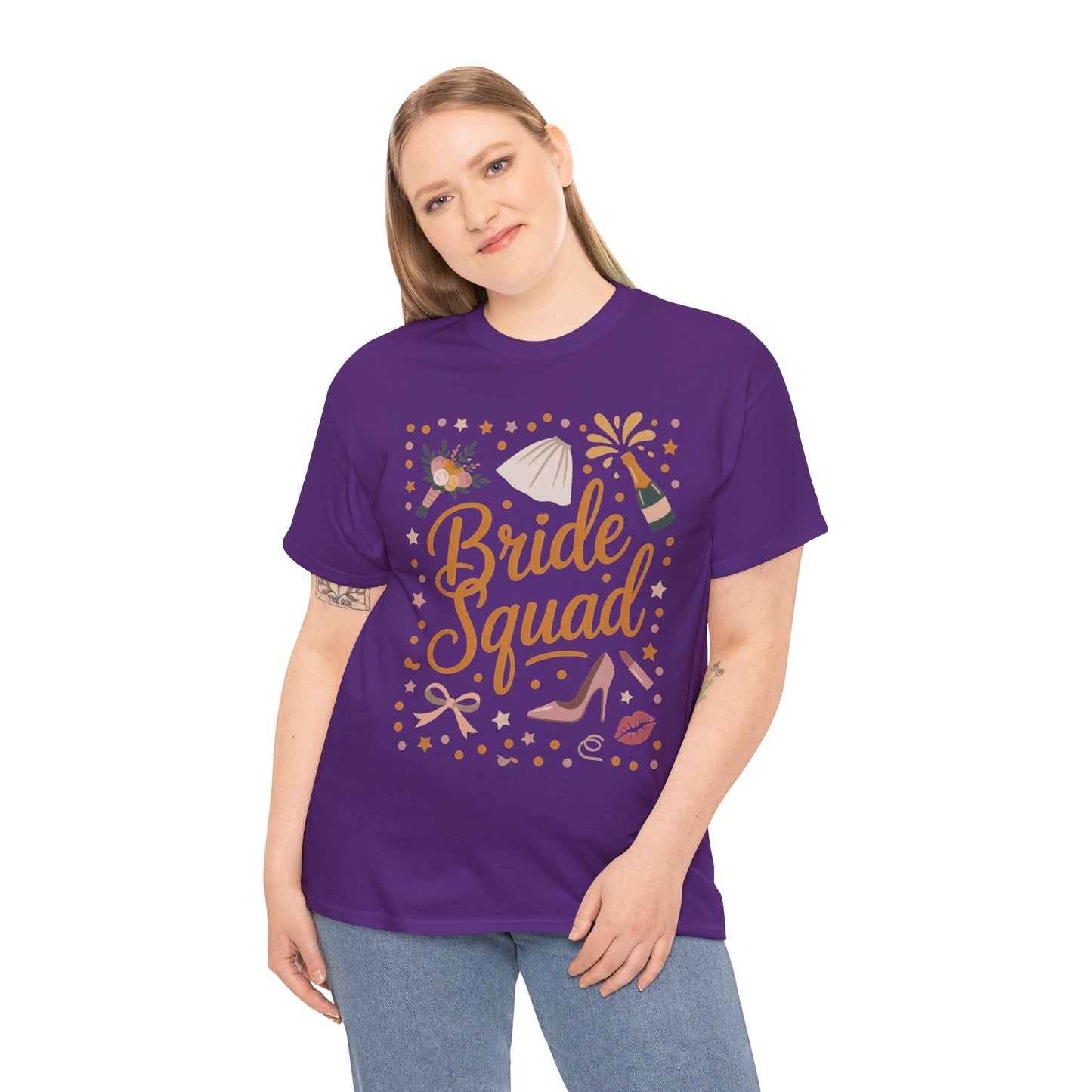 Bride Squad Shirt, Bachelorette Party T-Shirt, Bridesmaid Wedding Tee, Hen Party Matching Shirts, Bridal Shower, Gift for Bridesmaids