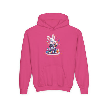 Cute Bunny Easter Hoodie for Kids, Spring Fashion, Easter Gift, Animal Lover Sweatshirt, Fun Holiday Wear