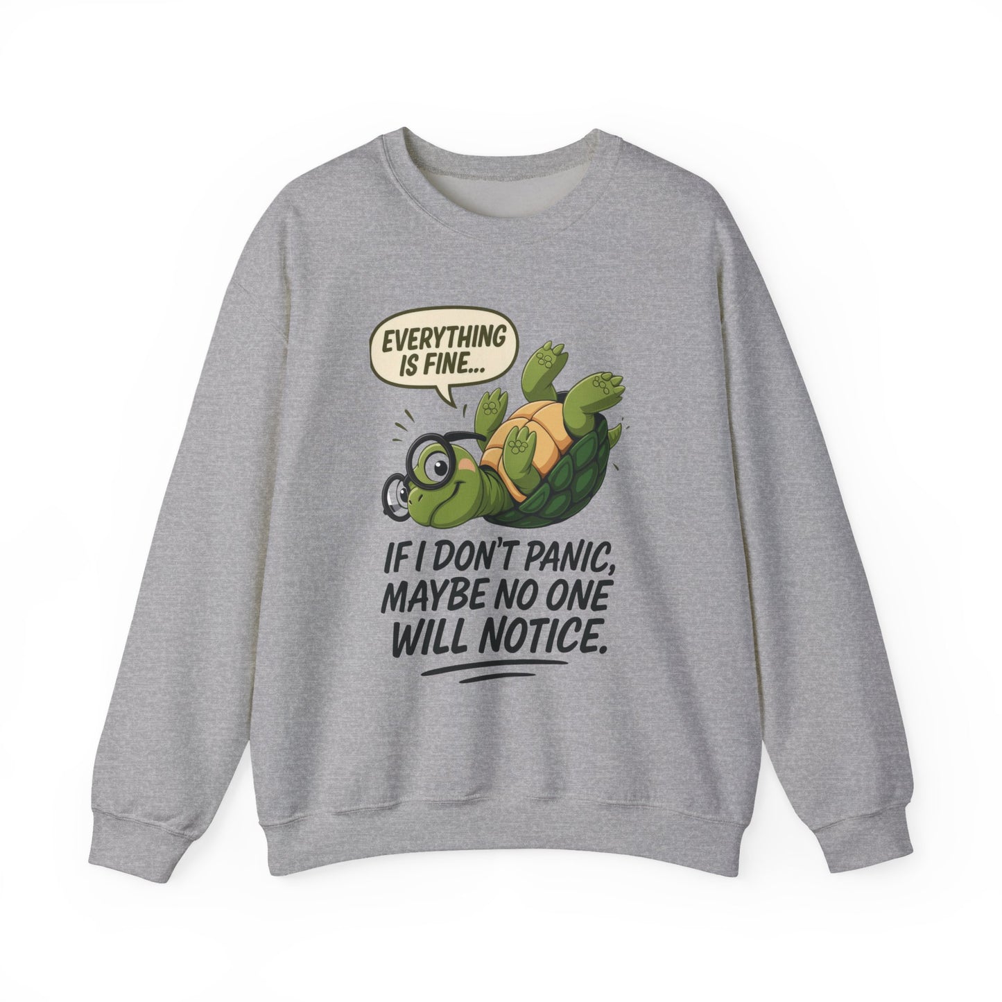 Casual Humor Unisex Sweatshirt, Perfect Gift for Anxiety Relief, Social Anxiety Joke, Quirky Graphic Sweatshirt, Introvert Humor Gift