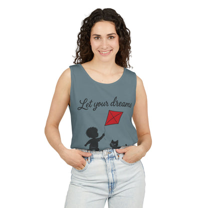 Dream-Catching Tank Top - Lightweight, Womens, Inspirational Graphic Tee, Summer Wear, Perfect Gift for Kids & Families