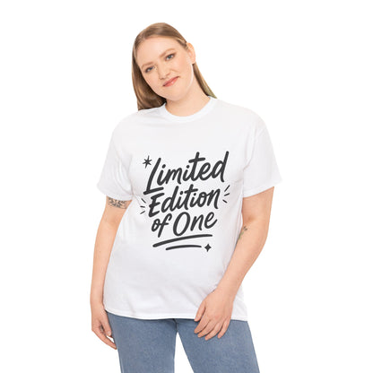 Limited Edition Women's Heavy Cotton Tee, Casual Style, Birthday, Self-Confidence, Self-love, Positive Message Women's T-Shirt
