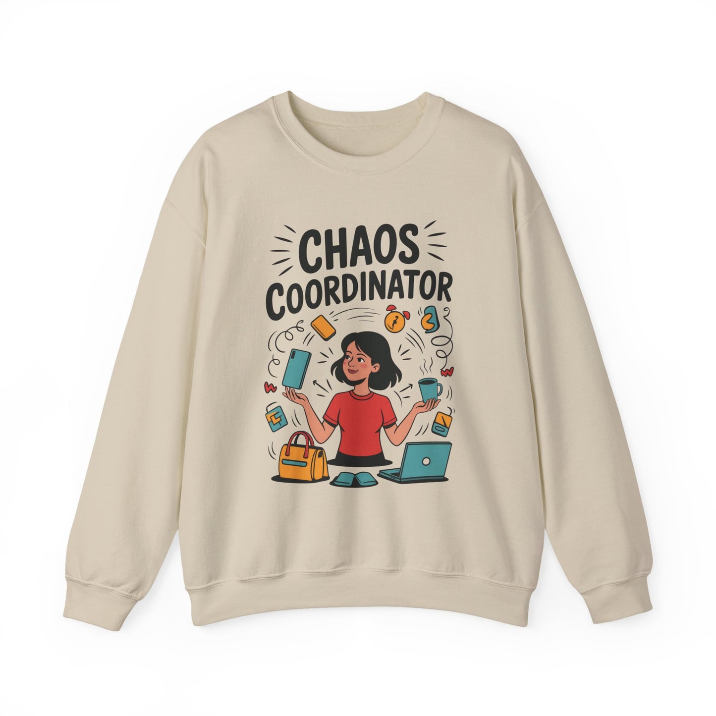 Chaos Coordinator Sweatshirt, Funny Mom Life Sweatshirt ,Gift for Busy Moms, Multitasking Mom Gift, Mom Life Sweatshirt, Mother's Day Gift