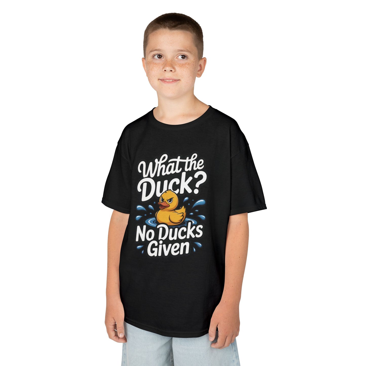 Funny Teen Duck Shirt, Kids Humor Tee, What The Duck Meme Tee, No Ducks Given Youth Tee, Sarcastic Rubber Duck Shirt, Cool Gift For Teens