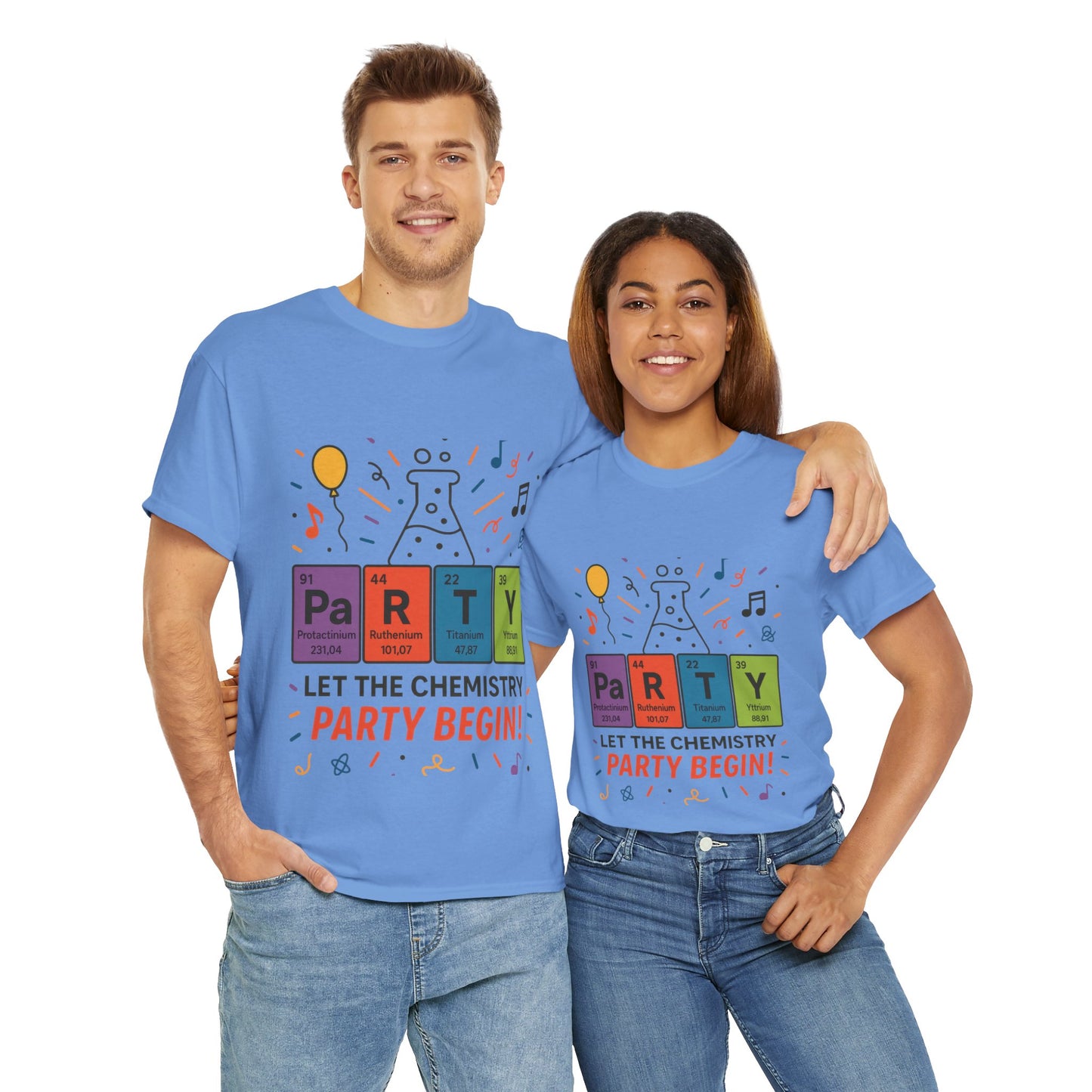 Funny Chemistry Party T-Shirt, Periodic Table PaRTY Tee, Unisex Science Humor Shirt, Gift for Chemistry Teacher,Science Tee, Nerdy Pun Shirt
