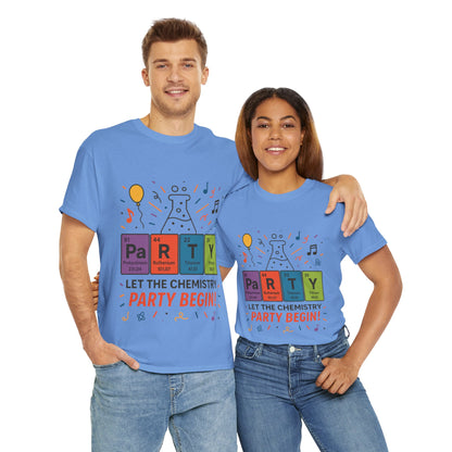 Funny Chemistry Party T-Shirt, Periodic Table PaRTY Tee, Unisex Science Humor Shirt, Gift for Chemistry Teacher,Science Tee, Nerdy Pun Shirt