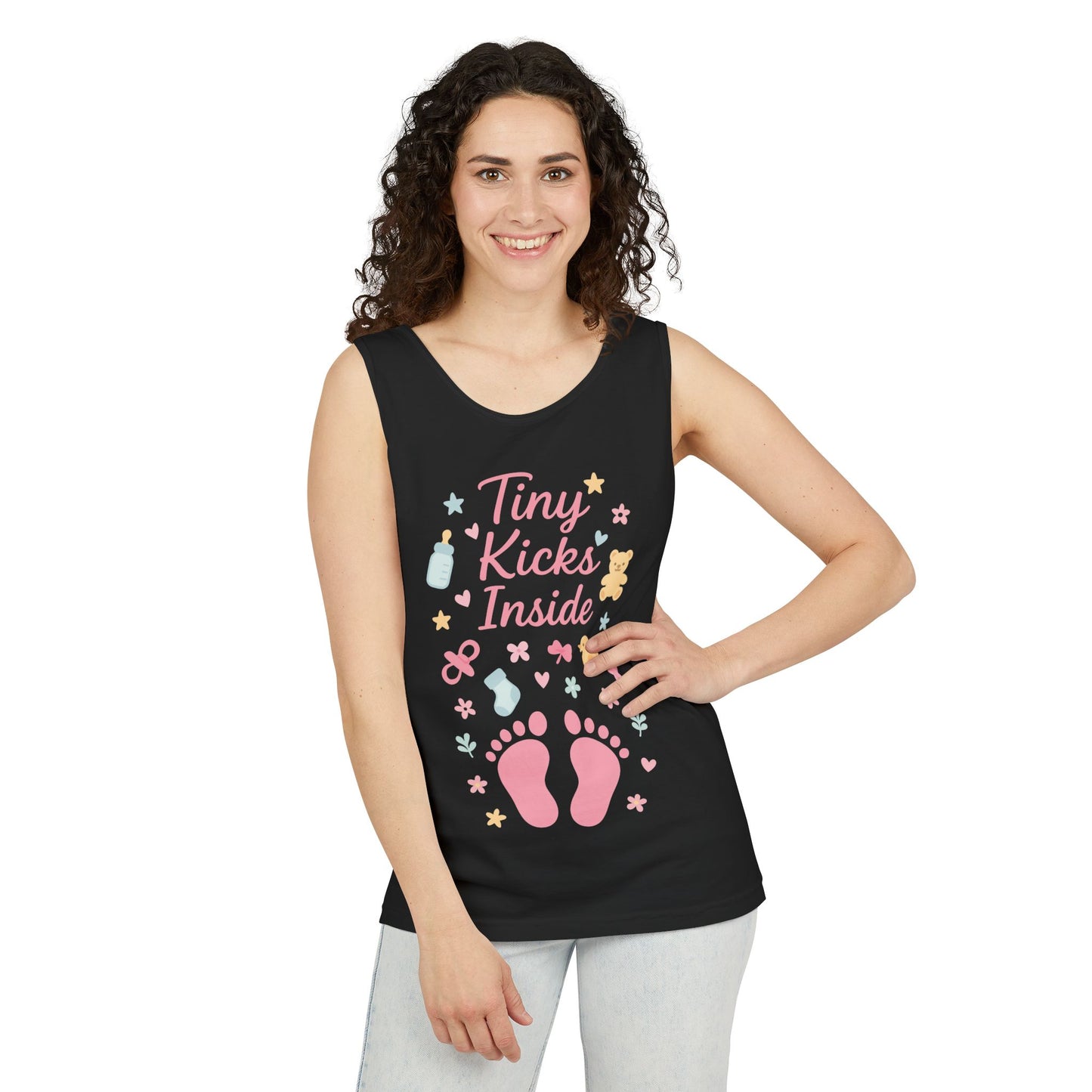 Maternity Tank Top Pregnancy Announcement Shirt, Cute Mom To Be Gift, Expecting Baby Gift, Pregnancy Reveal Top, Baby Shower Shirt
