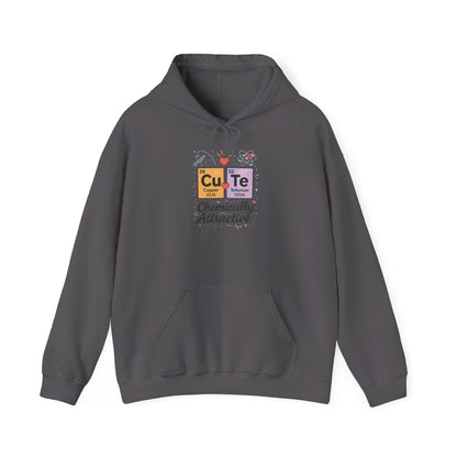 Cute Chemistry Hoodie for Women, CuTe Periodic Table Sweatshirt, Chemically Attractive Science Gift for Her, Great for Birthdays & Holidays