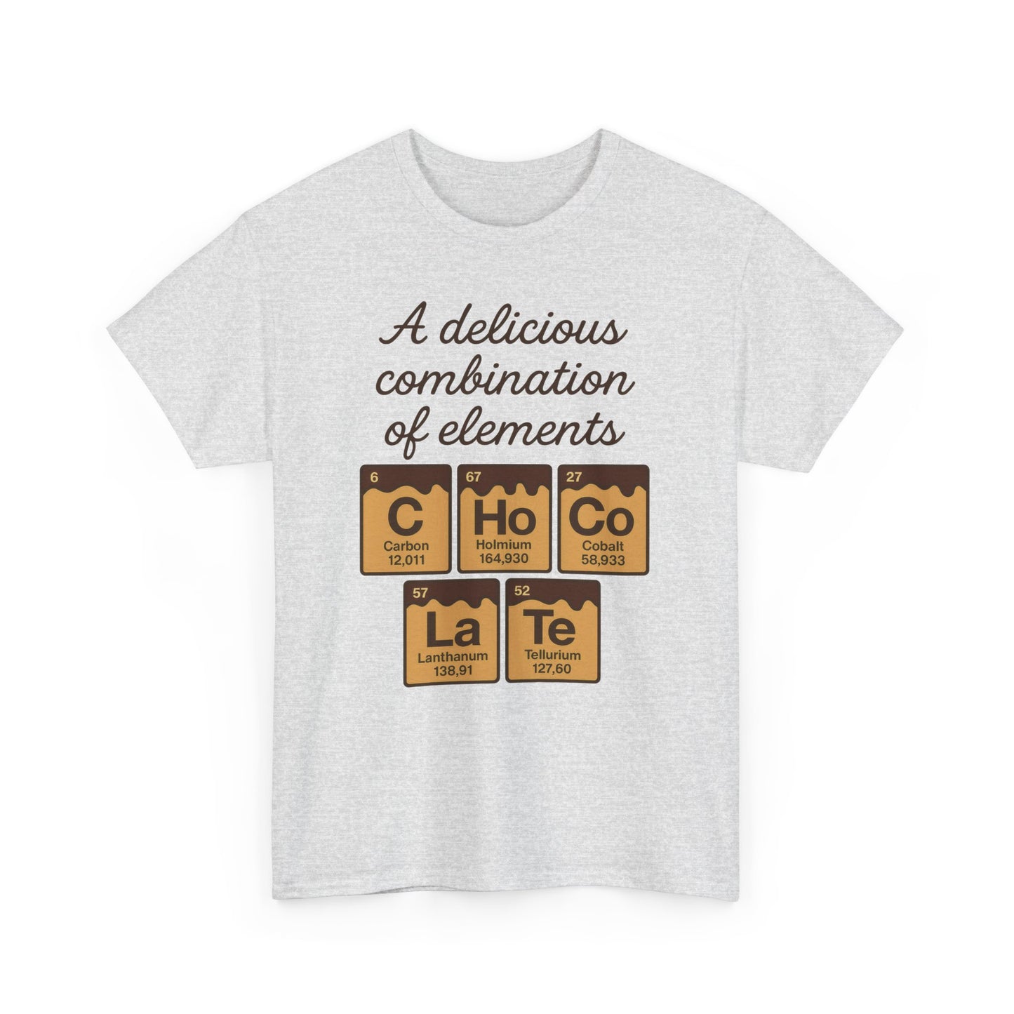 Funny Womens Chocolate T-Shirt, Element Shirt, Sweet Science Gift for Her, Science Humor Shirt, Geeky Gift, Chemistry Inspired Tee