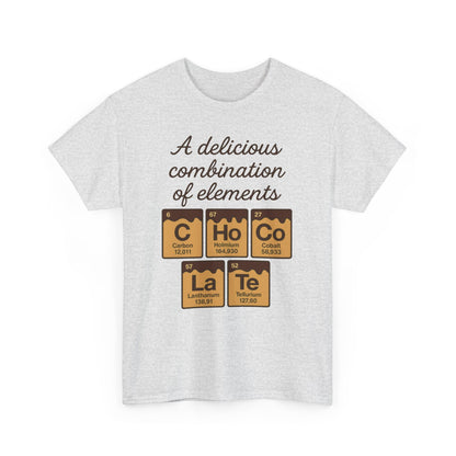 Funny Womens Chocolate T-Shirt, Element Shirt, Sweet Science Gift for Her, Science Humor Shirt, Geeky Gift, Chemistry Inspired Tee