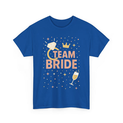 Team Bride T-Shirt, Bachelorette Party Tee, Bridesmaid Wedding Tee, Hen Party Matching Shirts, Bridal Shower,  Bridesmaids Gift