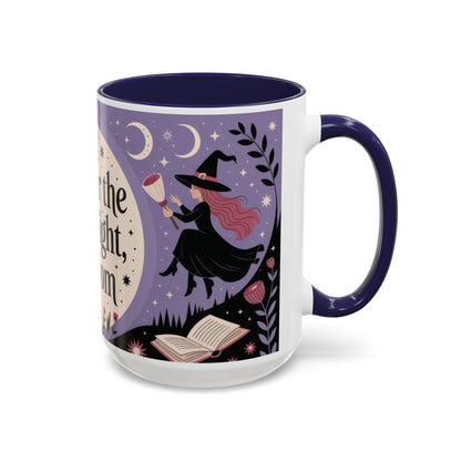 Under the Moonlight I Bloom Mug, Witchy Moon Magic Coffee Cup, Feminine Mystic Gift for Spiritual, Self Growth Lovers, Coffee Mug (11, 15oz)