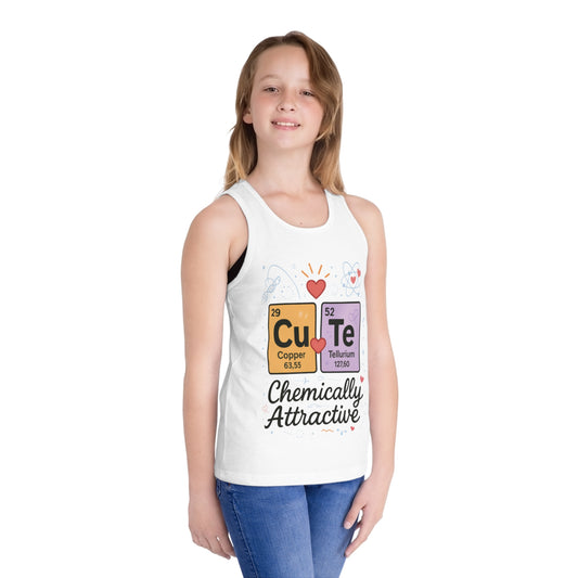Chemically Attractive Kids Tank Top, Fun Science Gift, Cute Chemistry Shirt, Summer Playwear, Educational Apparel, Birthday Surprise