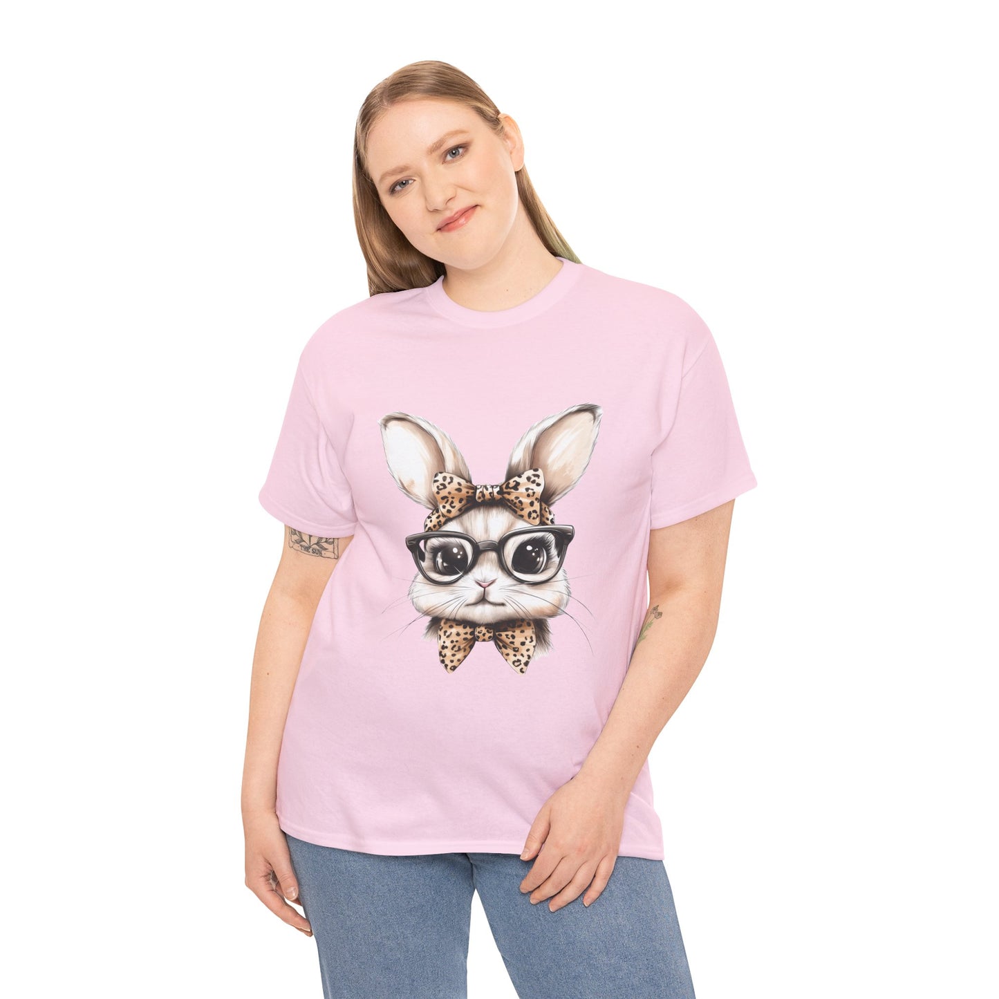 Cool Bunny Sunglasses Tee, Cute Rabbit Shirt, Animal Lover Gift, Spring Fashion, Unisex Graphic T-Shirt