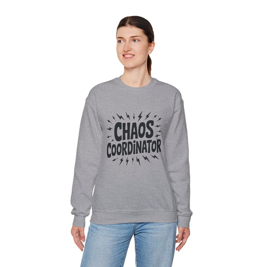 Chaos Coordinator Sweatshirt, Funny Gift for Moms, Mother's Day Gift, TeacherSweatshirt, Casual Graphic Tee, Women's Gift Idea