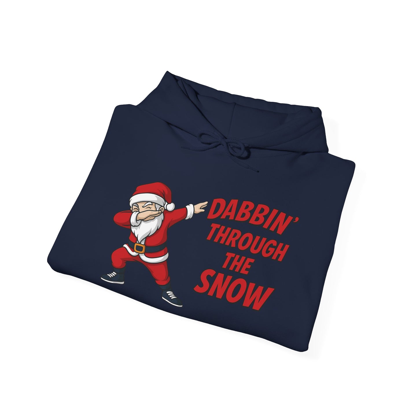Dabbin Santa Men's Christmas Hoodie, Funny Holiday Sweatshirt