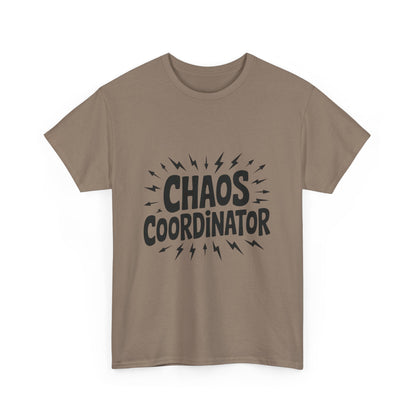 Chaos Coordinator Heavy Cotton Men's Tee, Fun T-Shirt, Gift for Organizers, Humor Tee, Men's Casual Wear
