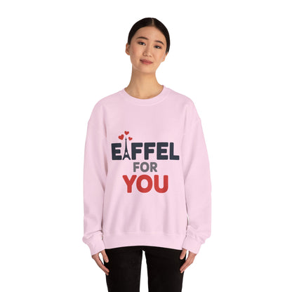 Womens Heavy Blend™ Crewneck Sweatshirt, Eiffel For You Romantic Paris Womens Sweatshirt