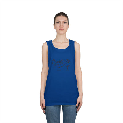 Procrastination Expert Unisex Heavy Cotton Tank Top, Funny Gift for Students, Casual Summer Wear, Relaxed Fit, Birthday Gift, Motivation Top