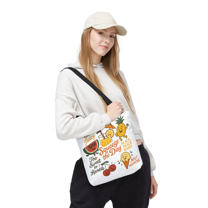 Juicy Summer Tote Bag, Fun Beach Carryall, Perfect for Grocery Shopping, Reusable Market Tote, Cute Gift for Fruit Lovers, Large Tote Bag