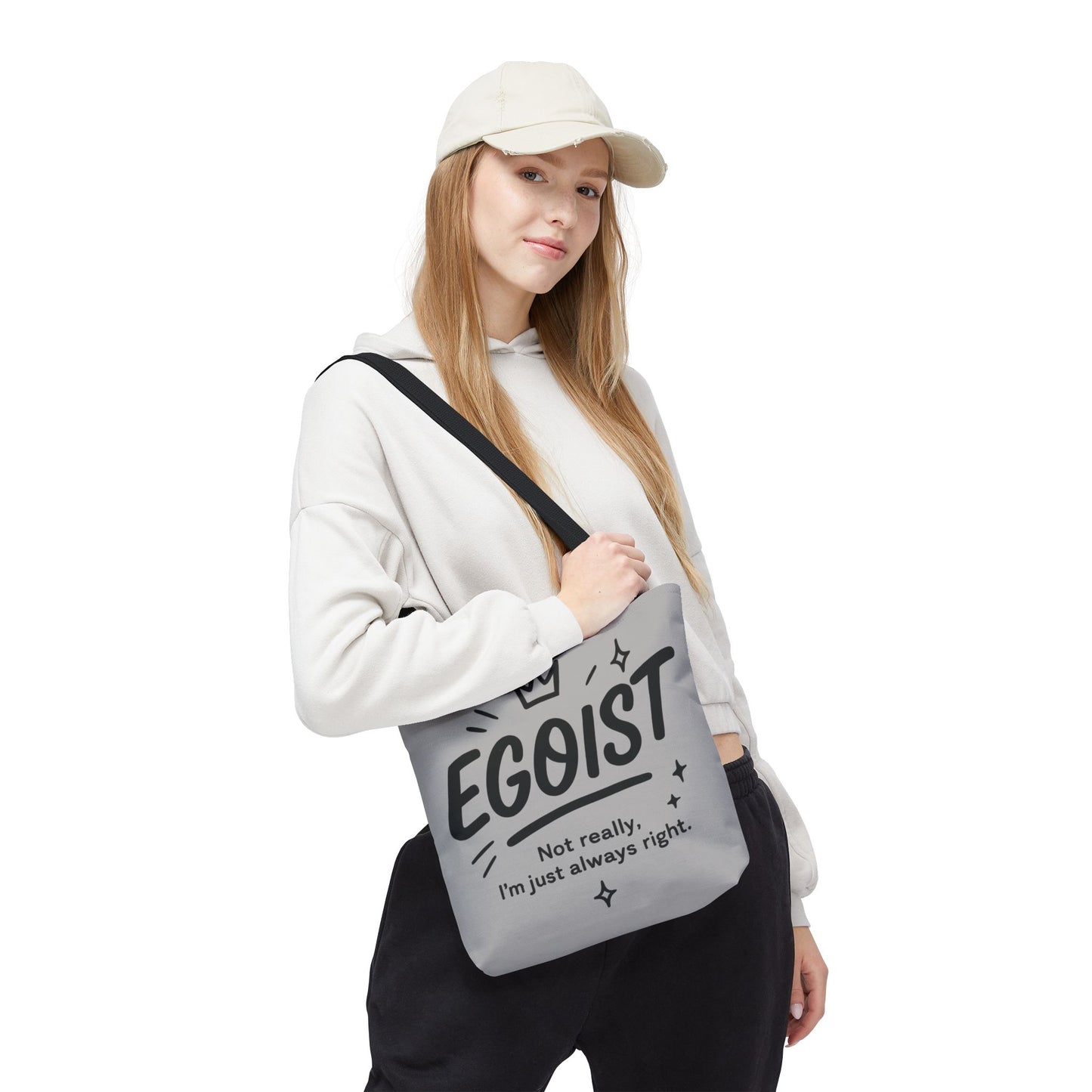 Egoist Tote Bag - Fun, Stylish Shopping Bag, Gift for Friends, Everyday Use, Quote Bag, Casual Chic Essential, Beach Tote