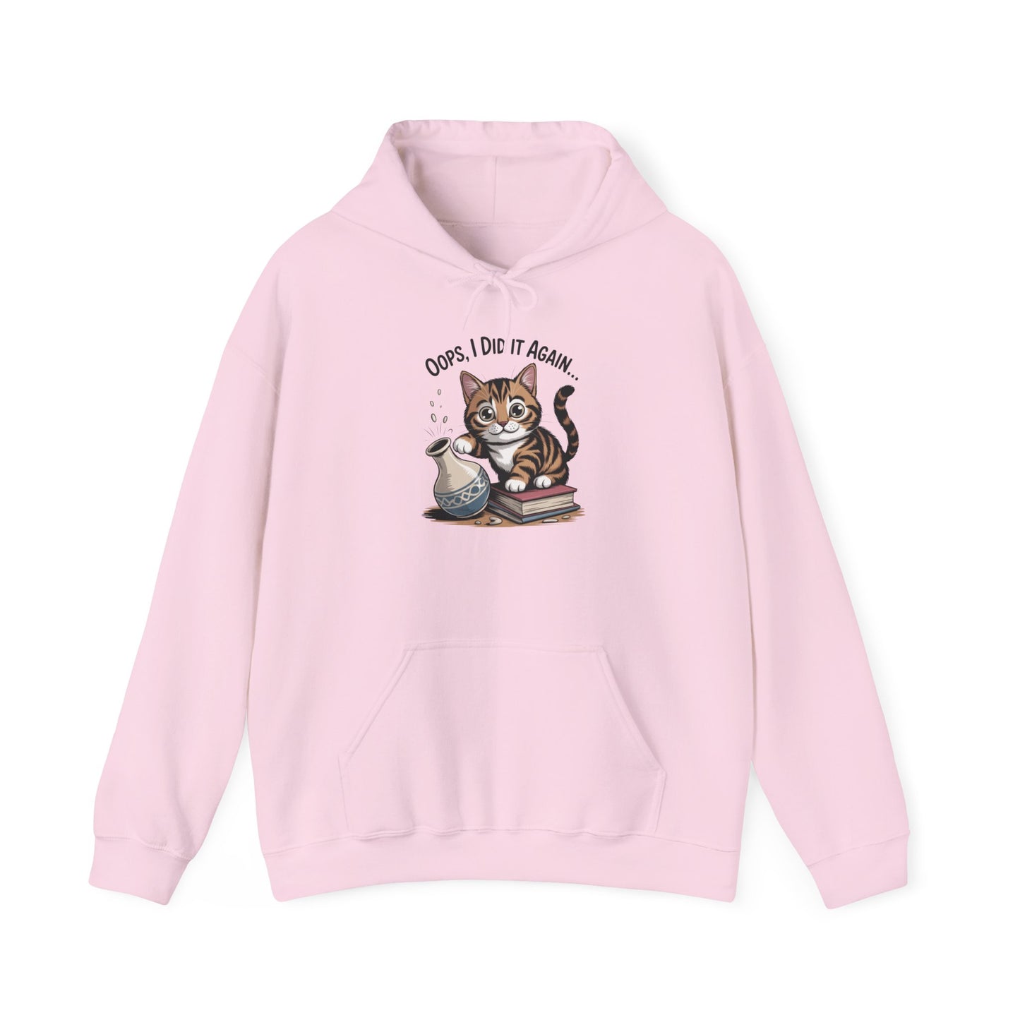 Cat Lover's Hoodie: Oops, I Did It Again, Funny Sweatshirt, Gifts for Animal Lovers, Cozy Hooded Sweatshirt, Pet Owner Apparel, Cute [...]