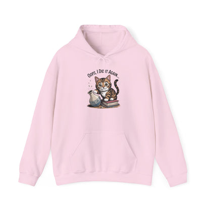 Cat Lover's Hoodie: Oops, I Did It Again, Funny Sweatshirt, Gifts for Animal Lovers, Cozy Hooded Sweatshirt, Pet Owner Apparel, Cute [...]