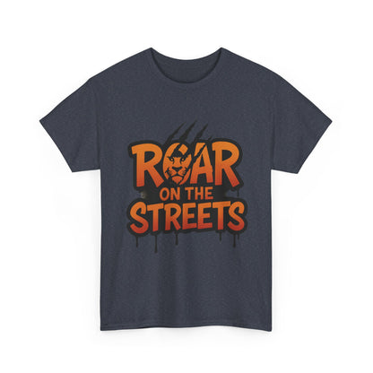 Roar on the Streets Lion Graphic Mens Urban T-Shirt, Lion Shirt