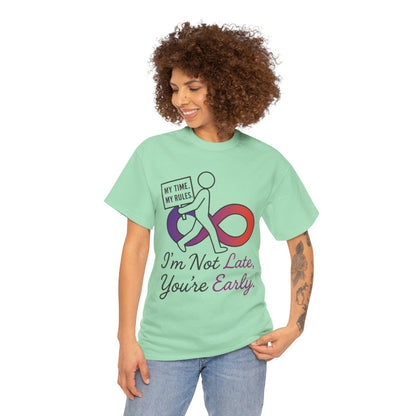 My Time My Rules Women's Heavy Cotton Tee, Funny T-Shirt, Casual Wear, women empowerment tee, confident woman shirt, self love t shirt