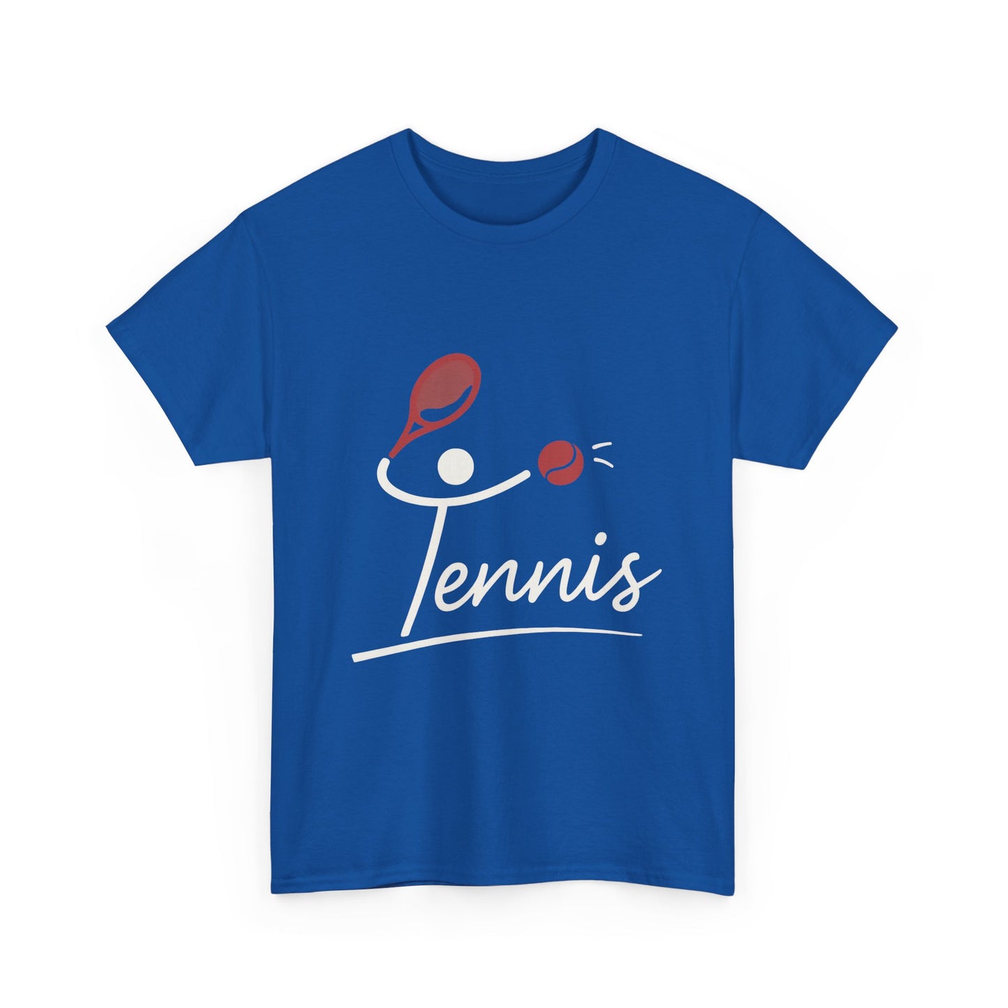 Womens Heavy Cotton Tee, Womens Tennis Graphic T-Shirt, Cute Sports Tee, Funny Workout Gym Top for Women