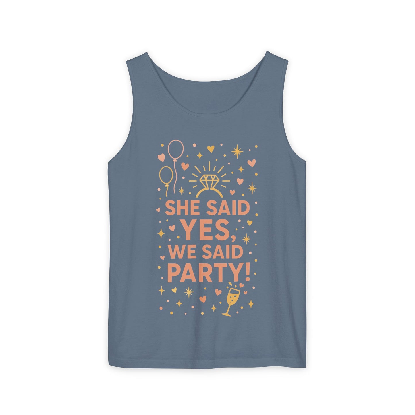 Bridal Party Tank Top, Bachelorette Party Tee, Bridesmaid Wedding Tee, Hen Party Tank, Bridal Shower,  Bridesmaids Gift