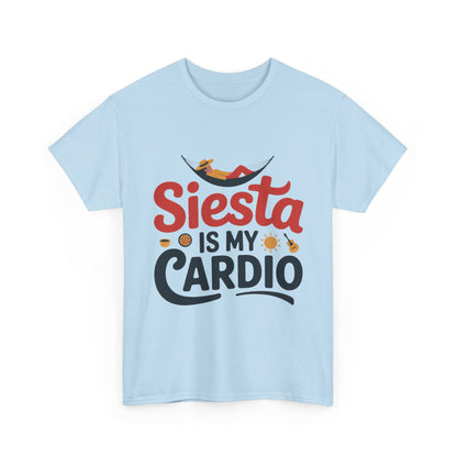 Siesta Is My Cardio Funny Mens T-Shirt Spain Humor Tee, Siesta Shirt, Siesta Culture Gift