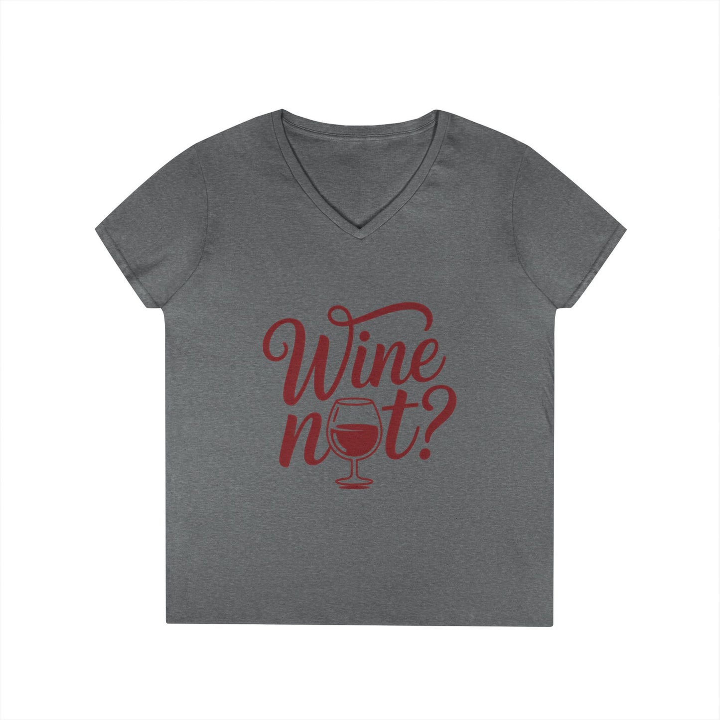 Wine Themed Ladies' V-Neck T-Shirt, Wine Lover Gift, Wine Humor Shirt, Girls Night Party Tee, Wine Pun Graphic Top, Fun Drink Shirt
