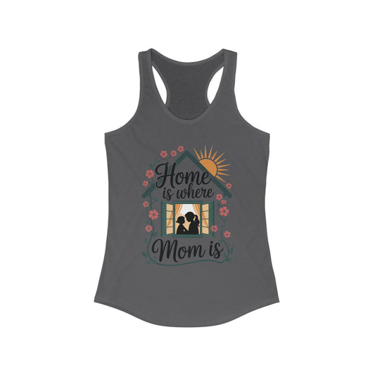 Home Is Where Mom Is Tank, Mother's Day Cotton Tank, Cute Family Gift for Mom, Sentimental Mom Gift, mother's day Gift