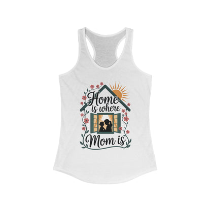 Home Is Where Mom Is Tank, Mother's Day Cotton Tank, Cute Family Gift for Mom, Sentimental Mom Gift, mother's day Gift