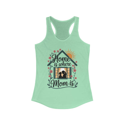 Home Is Where Mom Is Tank, Mother's Day Cotton Tank, Cute Family Gift for Mom, Sentimental Mom Gift, mother's day Gift