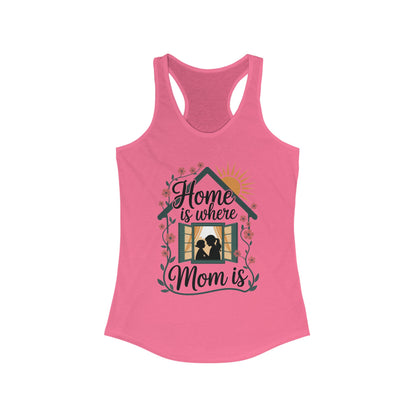 Home Is Where Mom Is Tank, Mother's Day Cotton Tank, Cute Family Gift for Mom, Sentimental Mom Gift, mother's day Gift