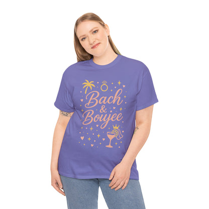 Bach & Boujee Bridal Party  Shirt, Bachelorette Party Tee, Bridesmaid Wedding Tee, Hen Party Top, Bridal Shower,  Bridesmaids Gift