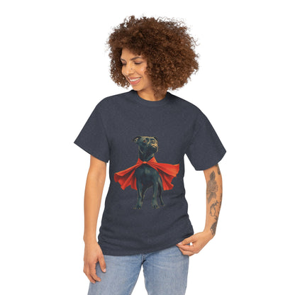 Superhero Dog Tee - Playful Pet Shirt, Gift for Dog Lovers, Fun Casual Wear, Perfect for Birthdays