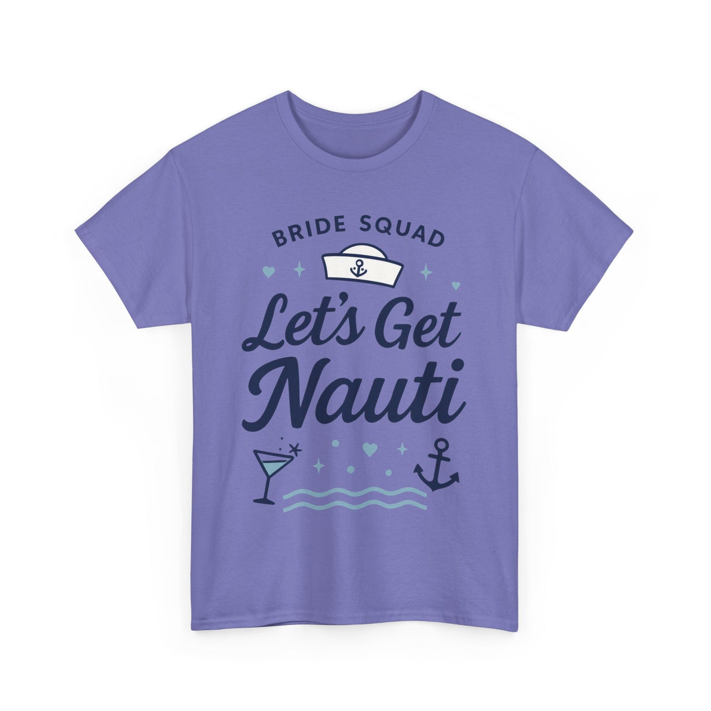 Lets Get Nauti Shirt, Nautical Bachelorette Party Tee, Bride Squad Gift, Bridesmaid Hen Party Top, Fun Nautical Wedding Shirt
