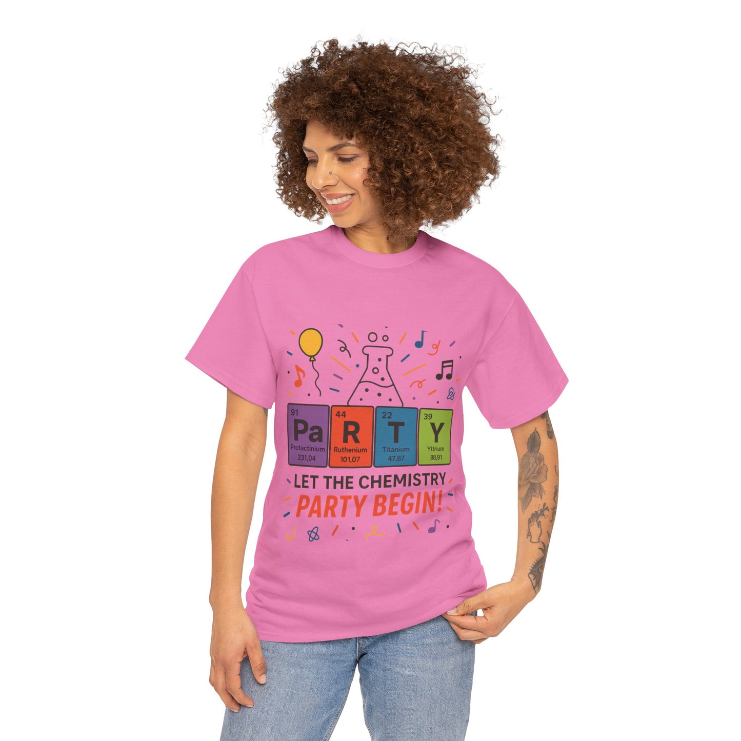 Funny Chemistry Party T-Shirt, Periodic Table PaRTY Tee, Unisex Science Humor Shirt, Gift for Chemistry Teacher,Science Tee, Nerdy Pun Shirt